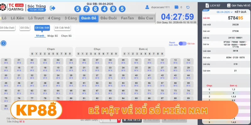 Bí mật về xổ số miền Nam