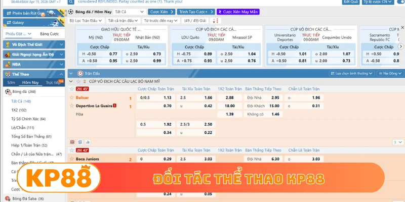 Đối tác thể thao KP88