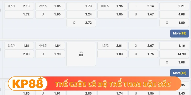 Thế giới cá độ thể thao đặc sắc