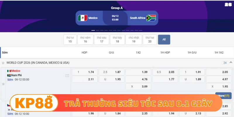 Trả thưởng siêu tốc sau 0.1 giây