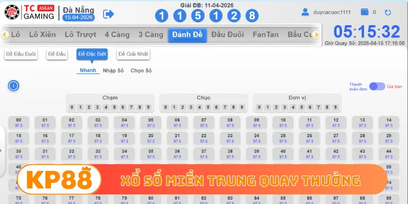 Xổ số miền Trung quay thưởng online